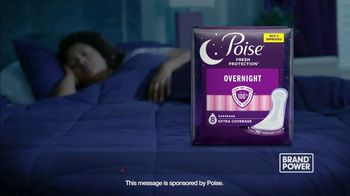 Poise Overnight TV Spot, 'Worry-Free Sleep' - Thumbnail 9