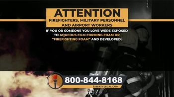 Liberty Legal TV Spot, 'Firefighting Foam' - Thumbnail 1
