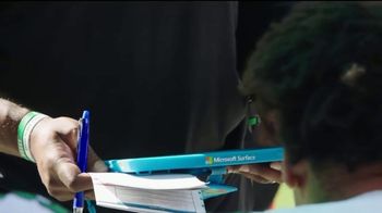 Microsoft Surface TV Spot, 'Most Prepared' Featuring Sauce Gardner, Garrett Wilson - Thumbnail 9