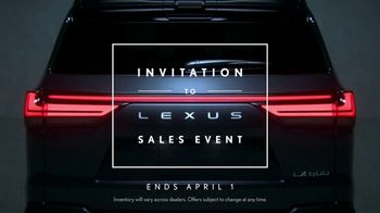 Invitation to Lexus Sales Event TV Spot, 'Experience Versatility' [T2] - Thumbnail 6