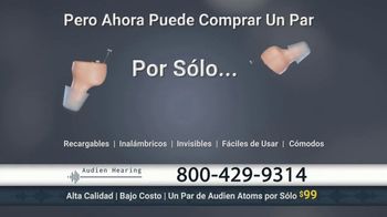 Audien Hearing TV Spot, 'Costo promedio de dispositivos auditivos' [Spanish]