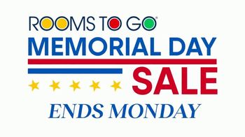 Rooms to Go Memorial Day Sale TV Spot, 'Go Time: Styles for Every Room'
