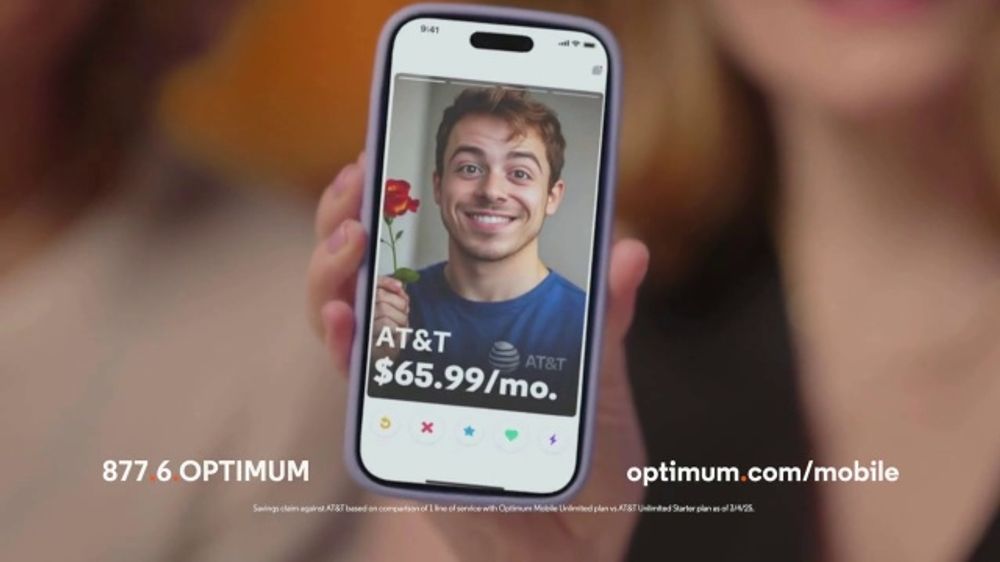 Optimum Mobile TV Spot, 'Singles: $25 per Month'
