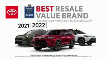 Thumbnail for Toyota TV Spot, 'Best Resale Value Brand' [T2]