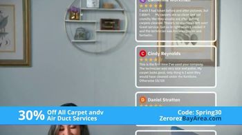 Thumbnail for Zerorez TV Spot, 'Reviews: 30% Off'