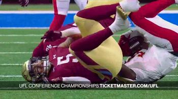 Thumbnail for United Football League TV Spot, '2025 UFL Conference Championships Tickets'