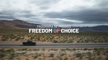 Ram Trucks Programa de precios Freedom of Choice TV Spot, 'Libertad' [Spanish] [T1]