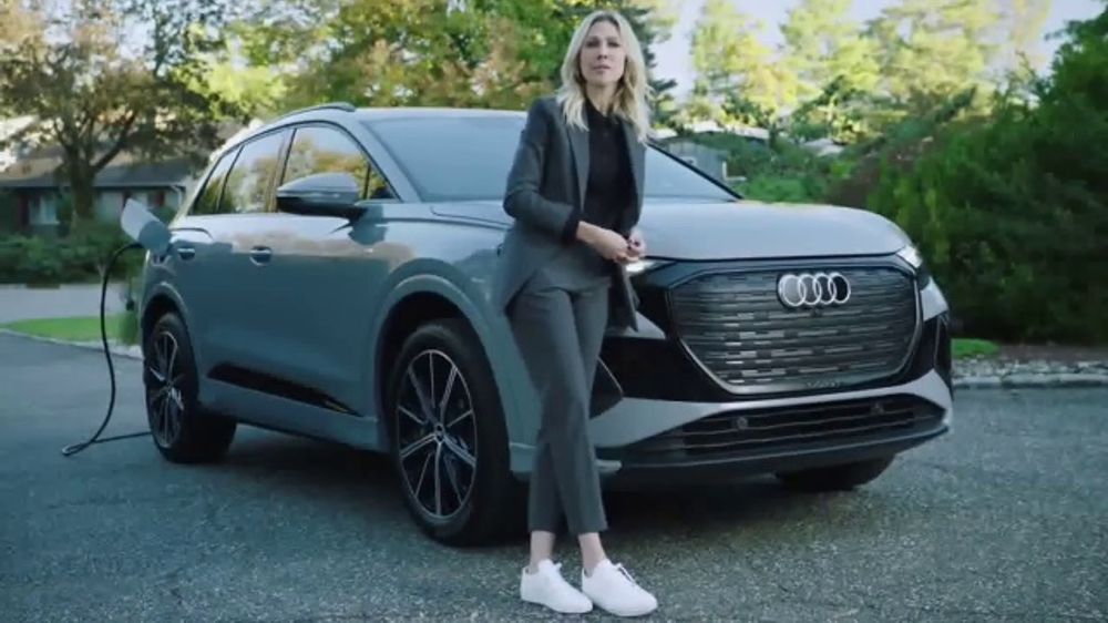 Audi q4 e tron advert hotsell